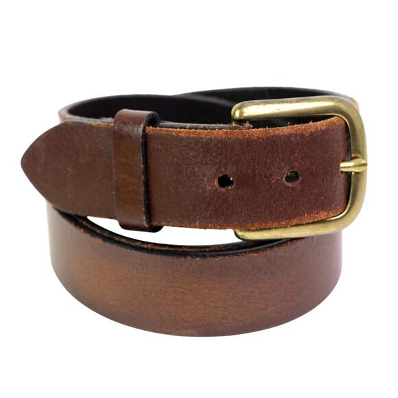 Levi's SADDLE BROWN REAL LEATHER 1 1/8"Wd CASUAL DRESS MEN'S BELT Sz 36/90 (15M - Picture 2 of 12